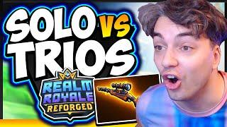 Solo VS Trios is literally IMPOSSIBLE... right? | Realm Royale Reforged