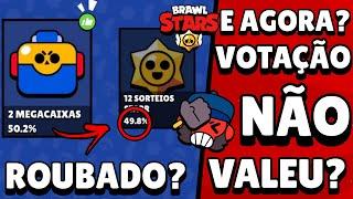 NOTÍCIA! PROBLEMÃO!! AS VOTAÇÕES DAS MEGACAIXAS e DOS SORTEIO ESTÃO SENDO ROUB4DAS?! BRAWL STARS!