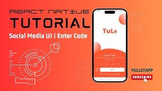 Master React Native With Social Media UI | Otp Code Screen
