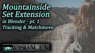 Mountainside Set Extension in Blender, part 1