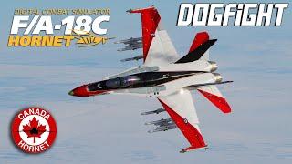 DCS: CF-18 Hornet Vs F/A-18C Hornets Slow Speed Dogfight