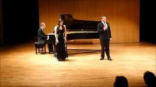 Verdi Violetta and Germont from La Traviata