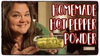 Homemade Hot Pepper Powder ️ Nesco vs. Excalibur ️ Heritage House Village Homestead