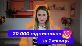 ЯК вона НАБРАЛА 20 000 підписників ЗА МІСЯЦЬ? Просування через РІЛС в інстаграм