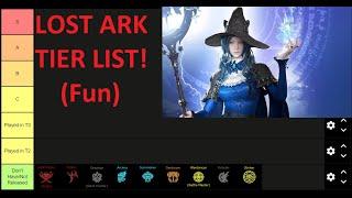 LOST ARK (fun) CLASS TIER LIST!!!