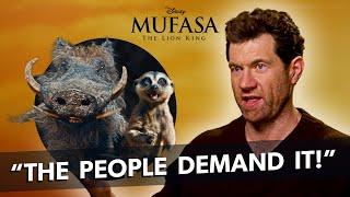 Billy Eichner Spills on Timon & Pumbaa Spin-Off & Seth Rogen Shenanigans | Mufasa: The Lion King 