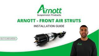 Arnott air strut installation video for Mercedes-Benz GLC (X253)