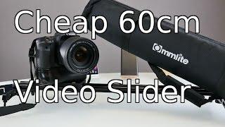 Camera slider Commlite 60cm 24'' - Entry level Video Slider from Banggood [4K]