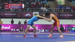 BRONZE WW - 50 kg: M. BYAMBASUREN (MGL) v. D. YAKHSHIMURAT (UZB)