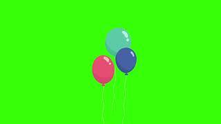 BIRTHDAY BALLOONS | Green Screen Videos