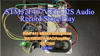 STM32 HAL I2S Audio -- record/save to SD/play  || STM32CubeIDE || HAL || INMP441 || MAX98357