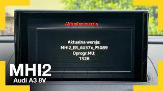 Audi A3 8V: MHI2 hidden red engineering menu, MMI MIB2 High REM