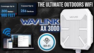 Outdoors WiFi Extender WAVLINK AX3000 WIFI 6 #wifi #tech