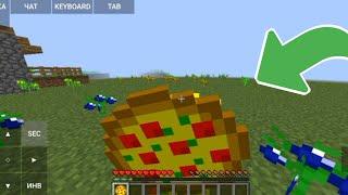 Обзор мода "food mod for minecraft" от подписчика для майнкрафт java на телефоне PojavLauncher