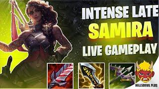 INTENSE Samira Late Game! - Wild Rift HellsDevil Plus Gameplay