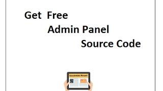 Download Free Admin Panel Source Code - Admin Panel Template