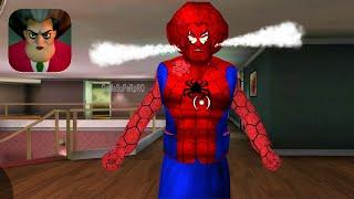 Scary Teacher 3D New Teacher Spider-Man Part 4 - Spider-Man TEACHER (Ios,Android)