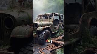 Nature Shorts | Travel Discovered | Abandoned Jeep #shorts #trending #ai