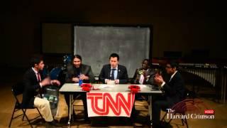 The Harvard Undergraduate Drummers Talk "THUD News Network"