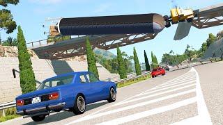 Collapsing Bridge Accidents | BeamNG.drive