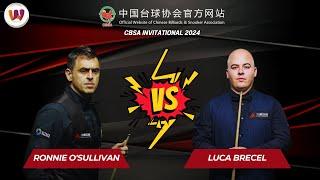 Full Match : Ronnie O'Sullivan vs Luca Brecel | CBSA Invitational Snooker 2024