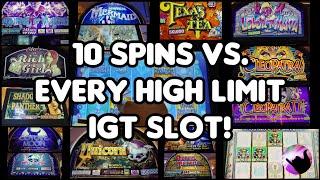 10 Spins on EVERY High Limit IGT Slot at Borgata!