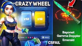 CSFAIL CRAZY WHEEL DICE MODE PAID HUGE!? (CS.FAIL Promo Code 2024)