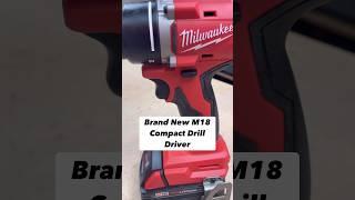 New M18 Compact Drill Driver!!! #milwaukeetools #cordlesstools