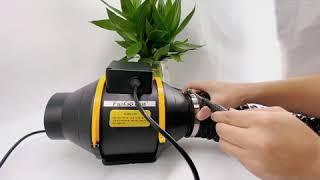 FANGOFAST 4in Inline Duct Fan for Grow Room