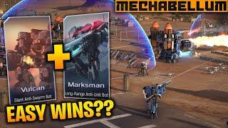 BEST UNIT COMBO to Boost Your MMR? (Vulcan + Marksman) - Mechabellum Guide