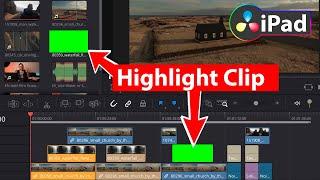 DaVinci Resolve iPad Hack: Highlight Clip in Media Pool 