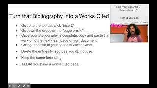 How to Create an MLA Bibliography and Works Cited Pages with Step by Step Tutorial