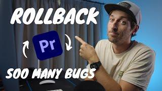 How to Rollback a Premiere Pro Project file to the previous year | Premiere Pro 2022