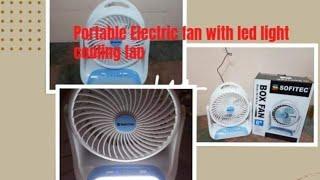 RECHARGEABLE FAN WITH LED LIGHT COOLING FAN AND REVIEW|team RDvlog