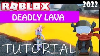 Make Lava that Kills with Steam and Molten Glow - Roblox Studio