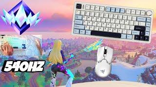 Aula F75 ASMR Unreal Ranked  Satisfying Keyboard Fortnite 540 FPS Smooth 4K