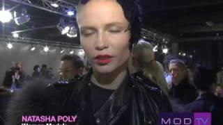 LANVIN FALL 2009 Backstage Beauty - Natasha Poly | MODTV