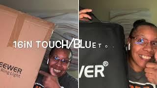 Neewer APP Control 16in LED  Ring Light Unboxing and Setup 