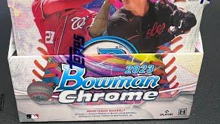 2023 BOWMAN CHROME HOBBY BOX CASE BREAK #1