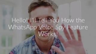 How to Spy Whatsapp Voice Messages - Monitor Whatsapp Voice calls with TheOneSpy Whatsapp Spy App