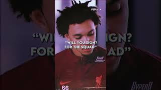 Trent reveals the players he would sign for Liverpool..