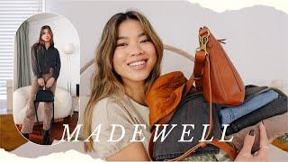 Fall Madewell Try On Haul Haul & Styling! 9 New Arrivals, Perfect Vintage Jean, Jackets, Accessories