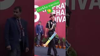 Major Avinash chhetri on requested song #adc #army #president #parasf #armylover