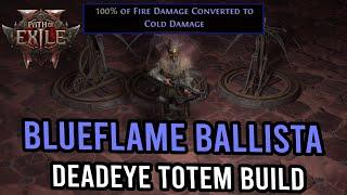 Blueflame Ballista Barrage Deadeye | Freeze Totems - Console Friendly! | KallTorak Path of Exile 2