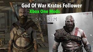 Skyrim SE Xbox One Mods|God Of War Kratos Follower