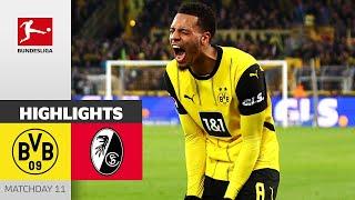 BVB Strikes Back! | Borussia Dortmund - SC Freiburg 4-0 | Highlights | Matchday 11 – Bundesliga