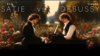 the 2 best composer ever: SATIE vs. DEBUSSY I a quiet playlist