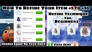 How To Refine Your Item +1 To +10 | Refine Technique For Beginners | Easy Zeny For Refine! | ROM 2.0