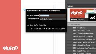 Building Complex Wufoo Forms with Adobe Muse - Widget Tutorial - MuseThemes.com