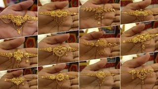 Latest gold choker necklace designs 2024 | simple gold choker necklace design//gold choker jewellery